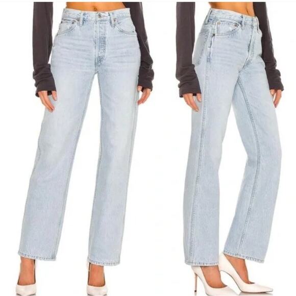 NEW RE/DONE 90s High Rise Loose Jeans Size 31 - Picture 1 of 7